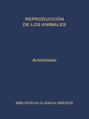 cover image of Reproducción de los animales